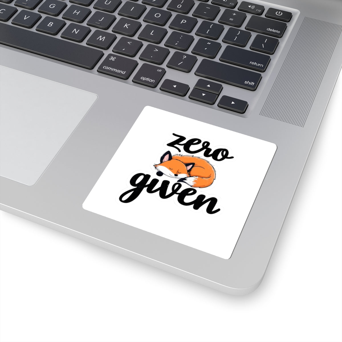 Funny Zero Fox Given Sticker